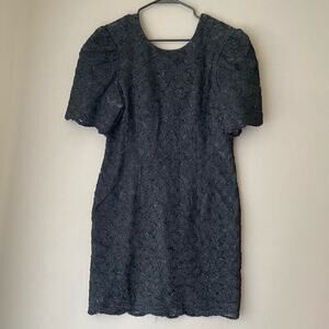 Leslie fae 14 lace black‎ cocktail dress